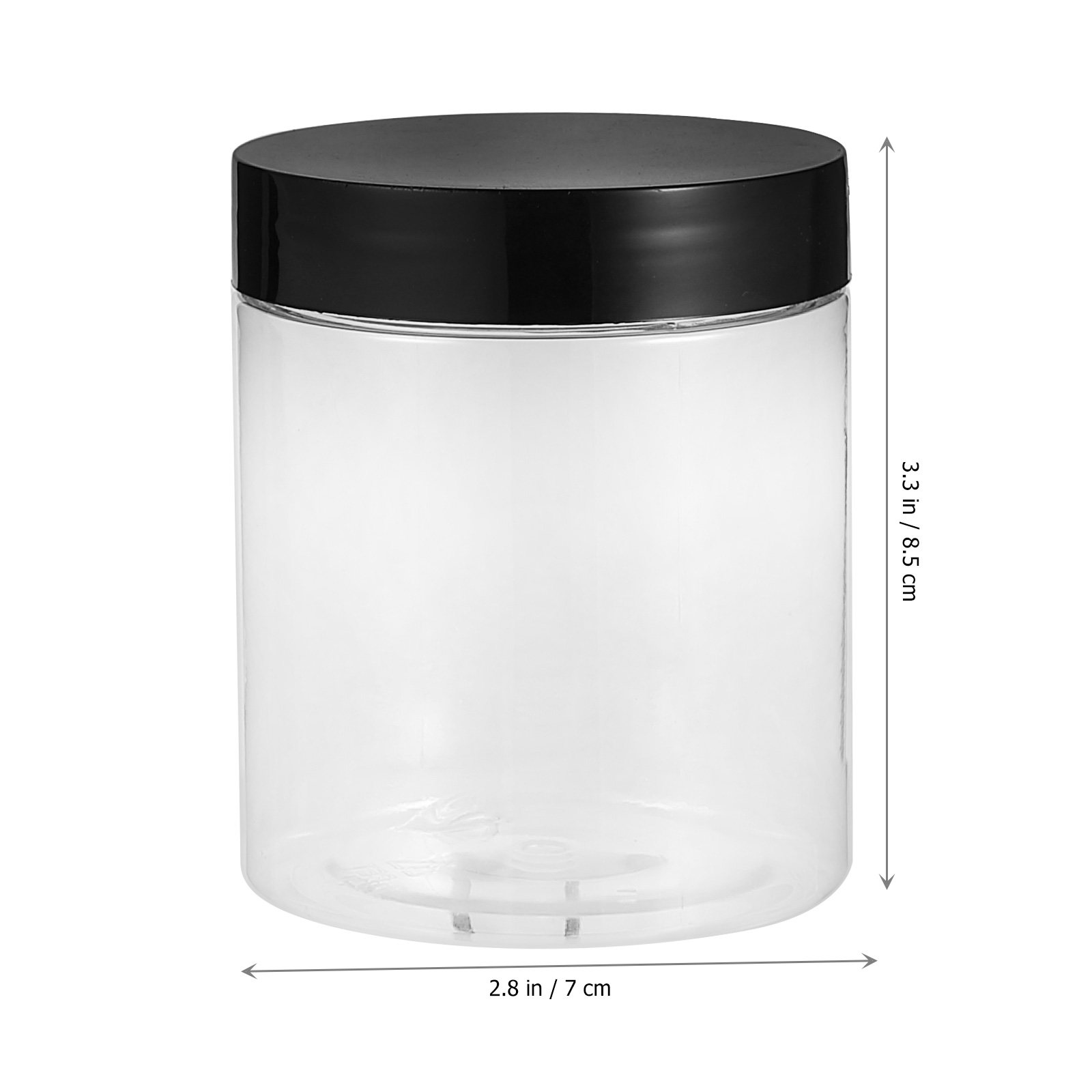 12Pcs Clear Plastic Storage Ja - Food Storage Jars & Containers ulasan dan harga