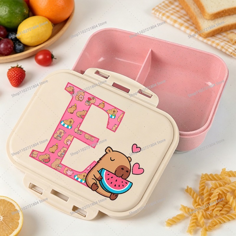 Capibara Large Capacity Bento  - Food Storage Containers Plastic Box ulasan dan harga