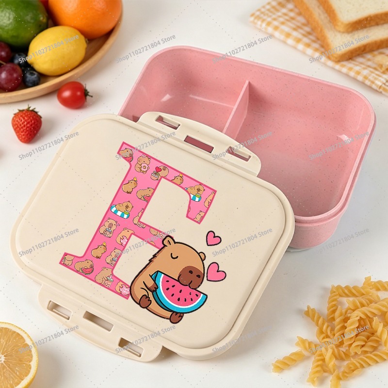 Capibara Large Capacity Bento  - Food Storage Containers Plastic Box ulasan dan harga