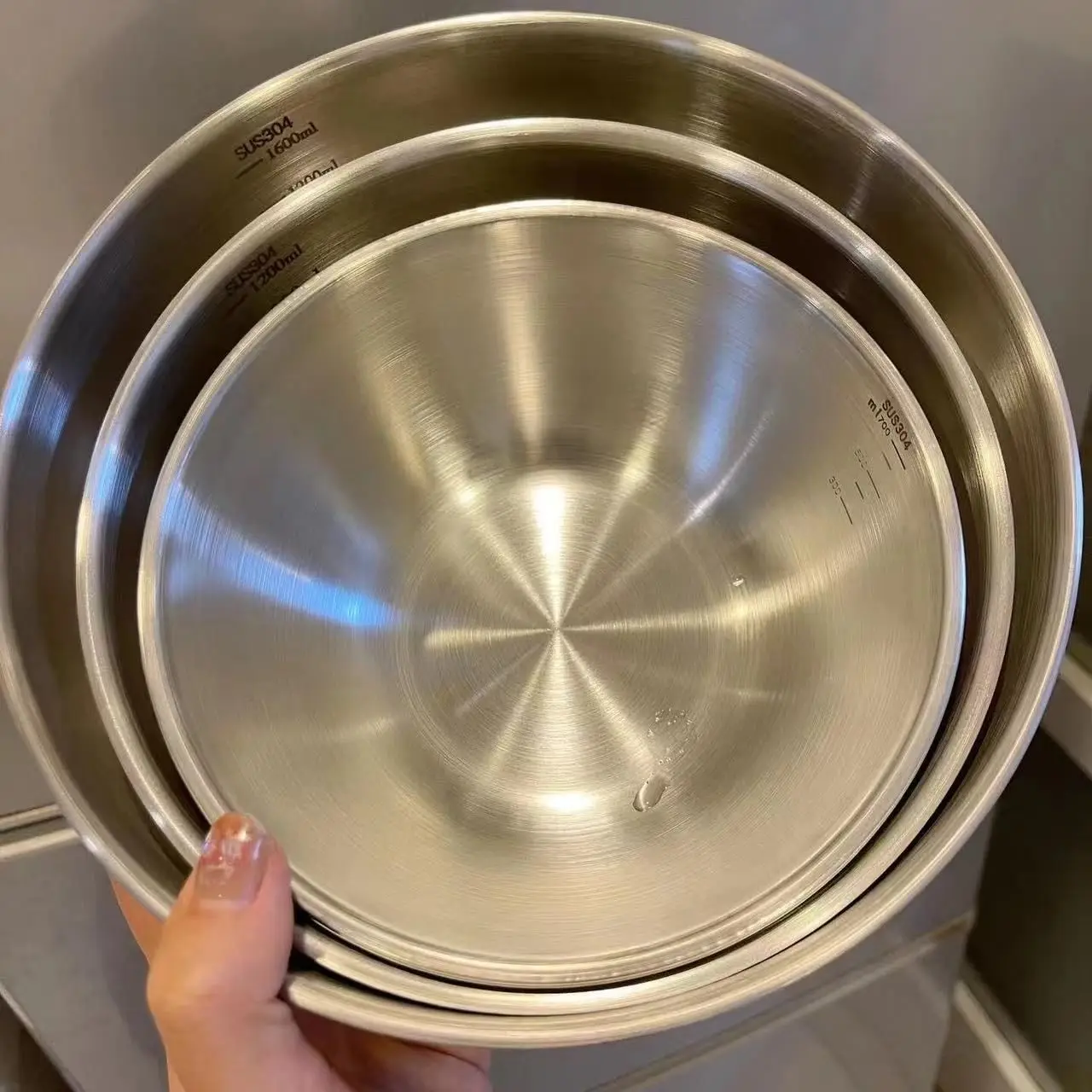 1-3 Stainless Steel Bowl Set W - Food Storage Stainless Steel ulasan dan harga
