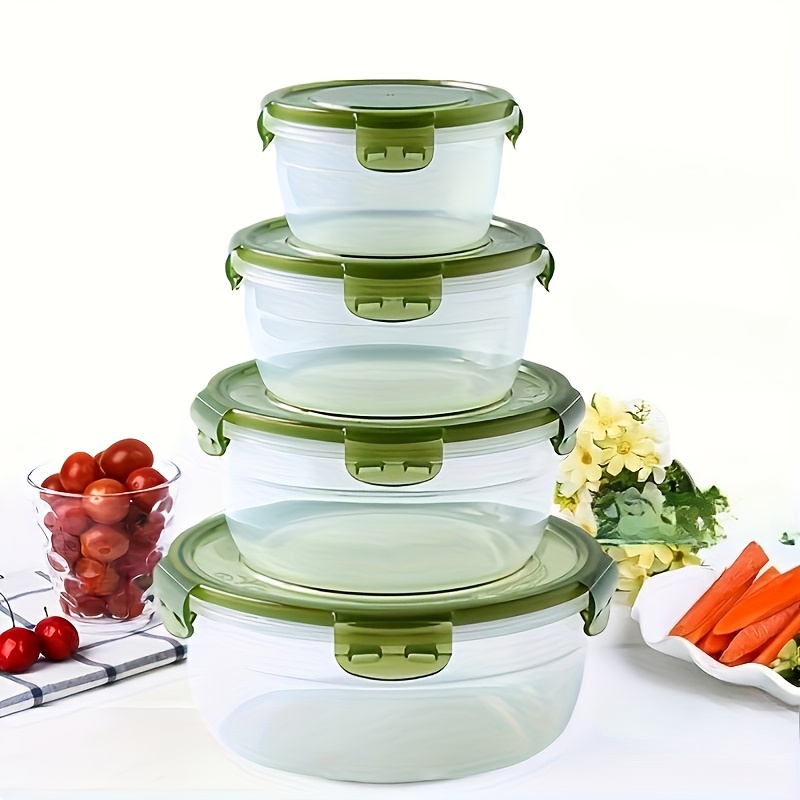 4 Plastic Food Storage Contain - Food Storage Containers Plastic Box ulasan dan harga