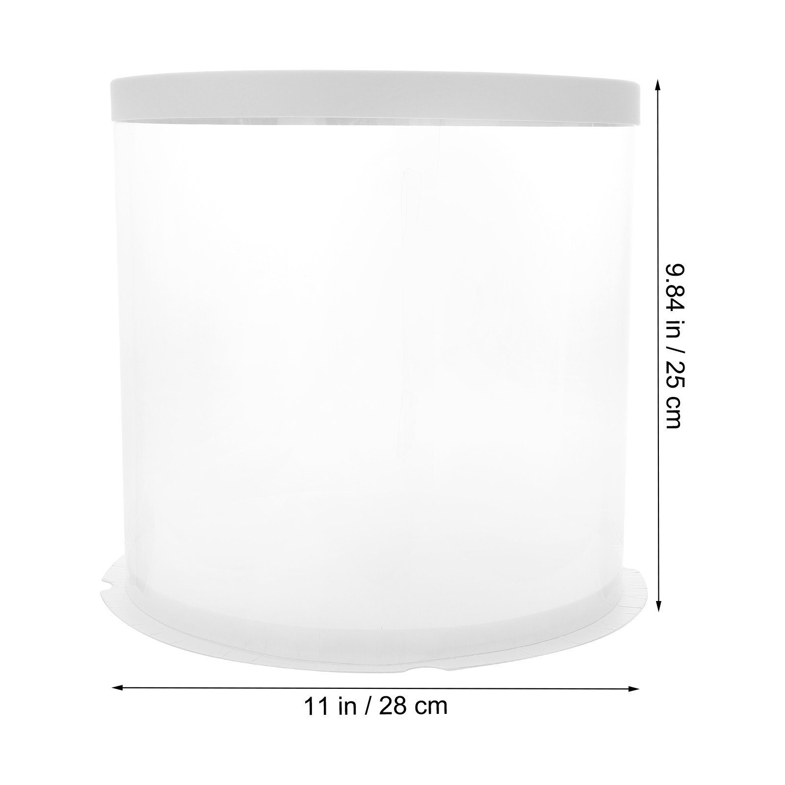 1Pcs Cake Box Eco Friendly Tra - Food Storage Containers Plastic Box ulasan dan harga