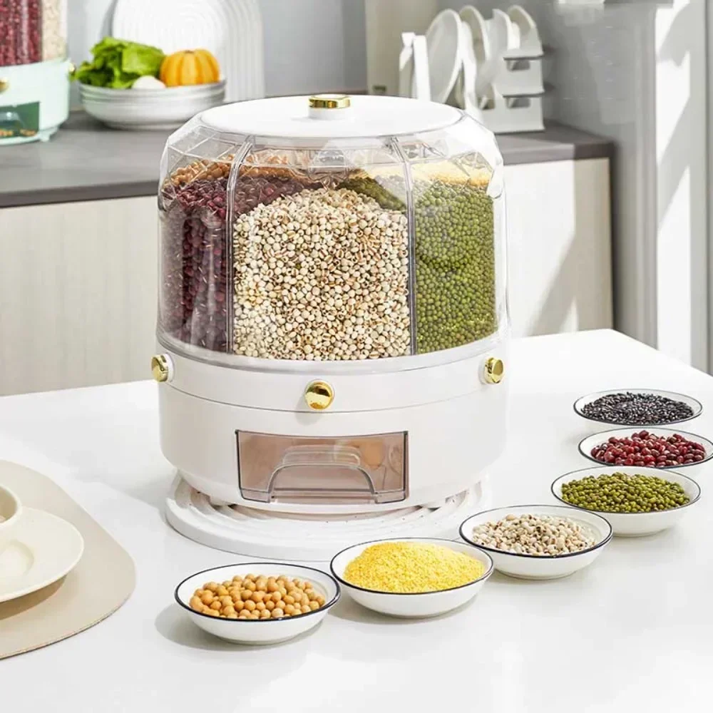 Food Grade Rotating Grain Disp - Food Storage Dispenser ulasan dan harga