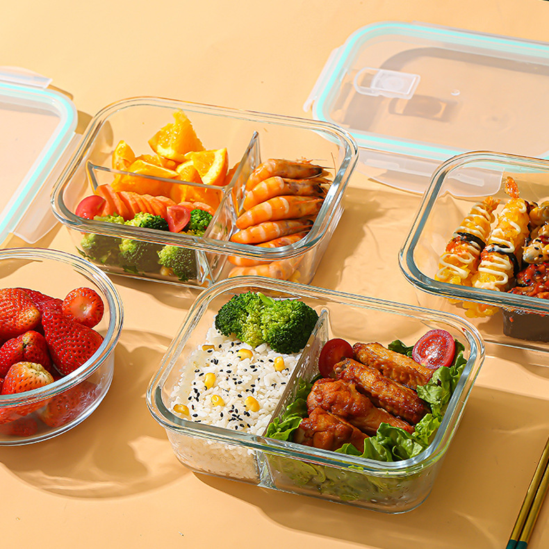 Glass Fresh-Keeping Box high B - Food Storage Glass Containers ulasan dan harga