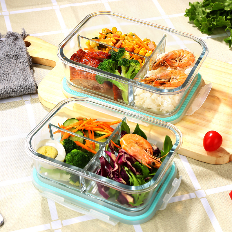Glass Fresh-Keeping Box high B - Food Storage Glass Containers ulasan dan harga