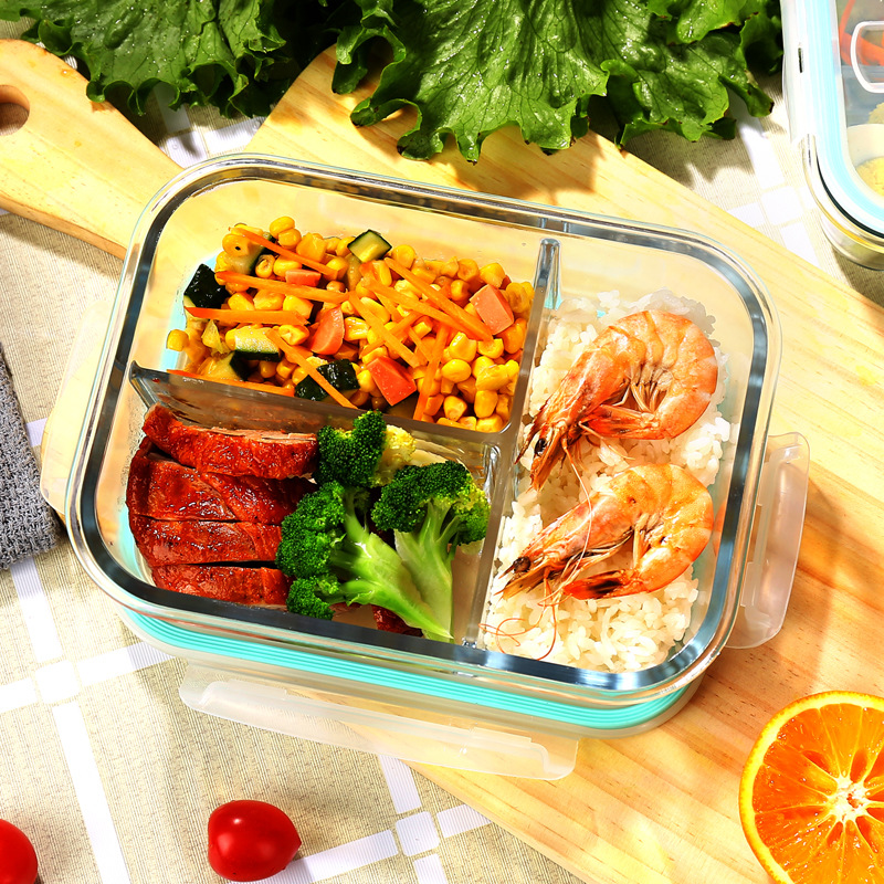 Glass Fresh-Keeping Box high B - Food Storage Glass Containers ulasan dan harga