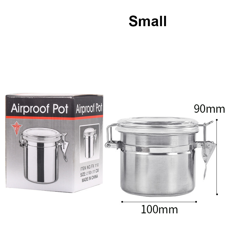 Stainless Steel Airtight Canis - Food Storage Stainless Steel ulasan dan harga