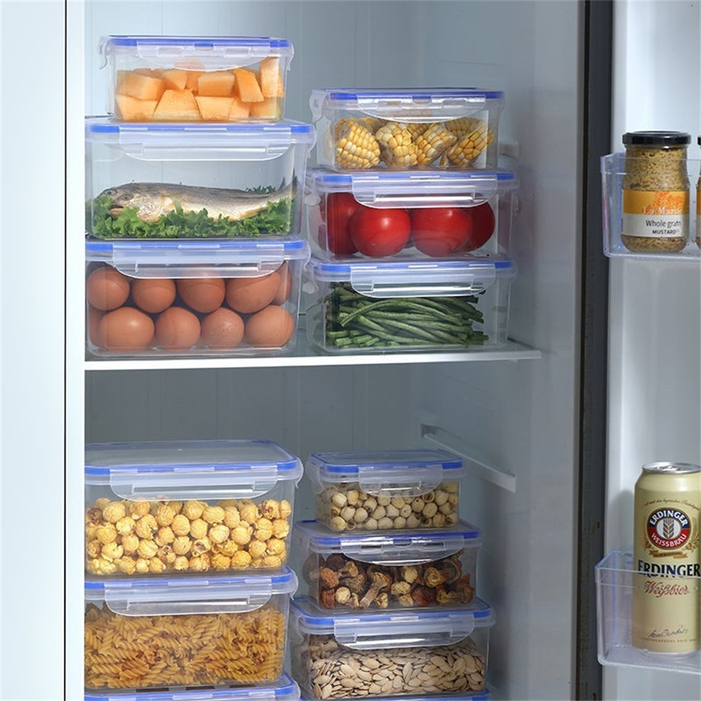1/4pack Food Storage Container - Stackable Pantry Bin ulasan dan harga