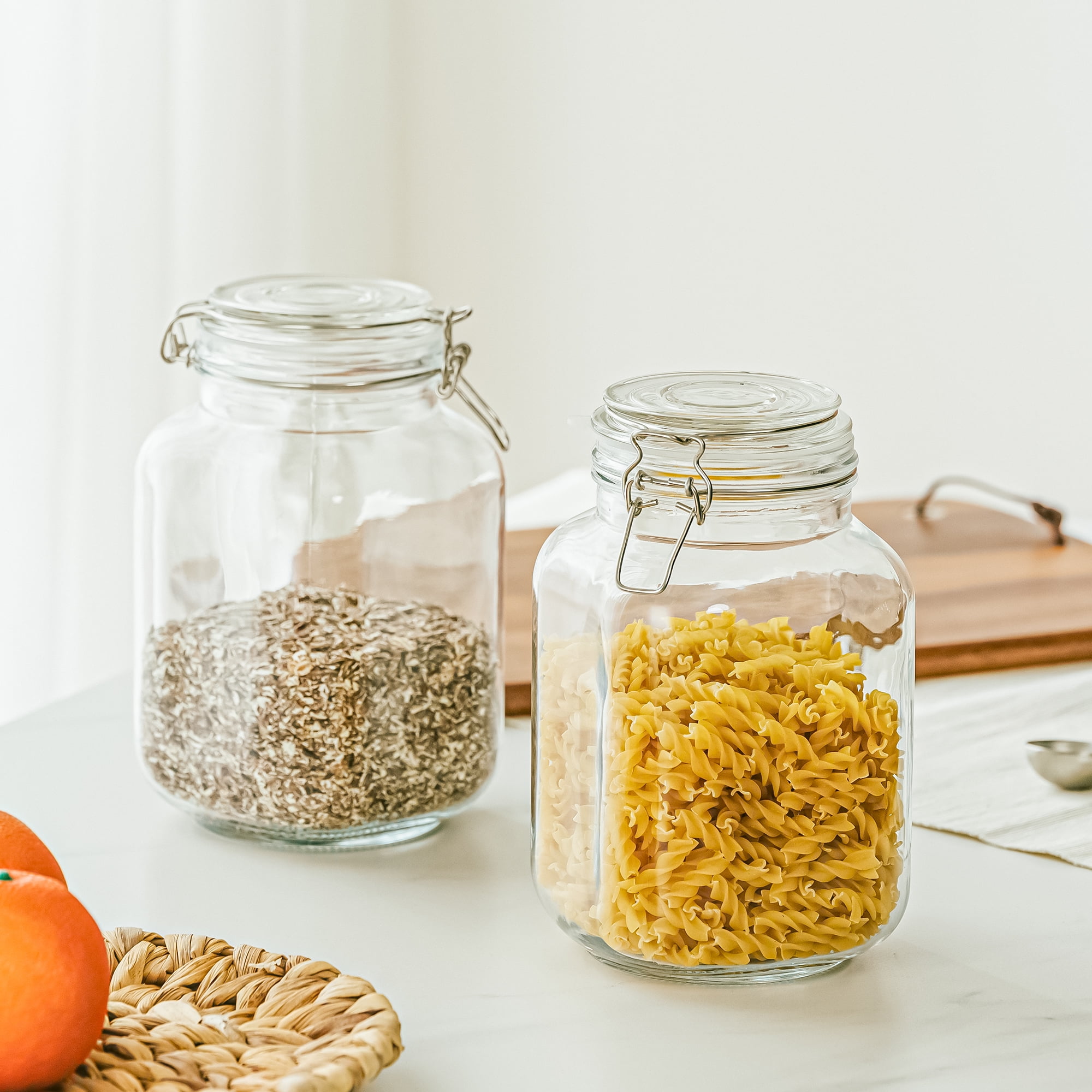 67 oz Glass Airtight Food Stor - Food Storage Jars & Containers ulasan dan harga