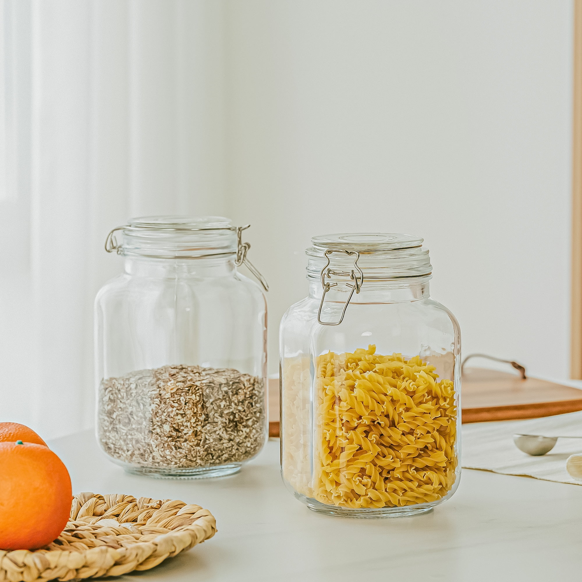 67 oz Glass Airtight Food Stor - Food Storage Jars & Containers ulasan dan harga