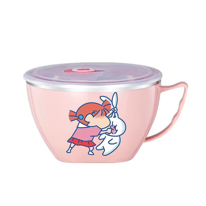 Crayon Shin-chan Noodle Bowl L - Food Storage In Room ulasan dan harga