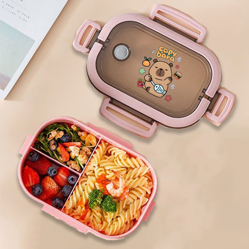Capybara Bento Lunch Box Anime - Food Storage Heat ulasan dan harga
