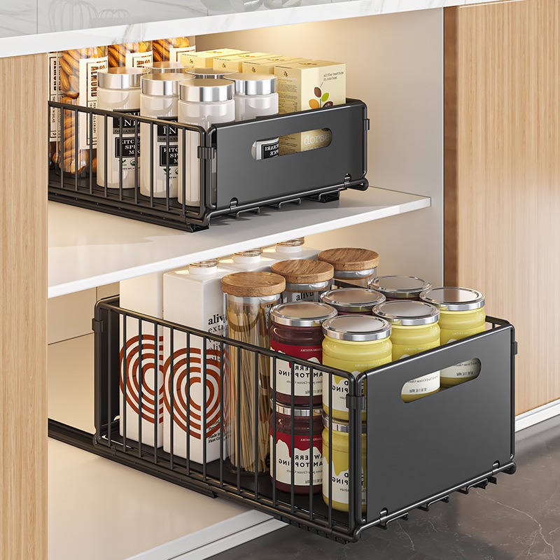 Kitchen Cabinet Slide‑Out Stor - Food Storage Without Pantry ulasan dan harga