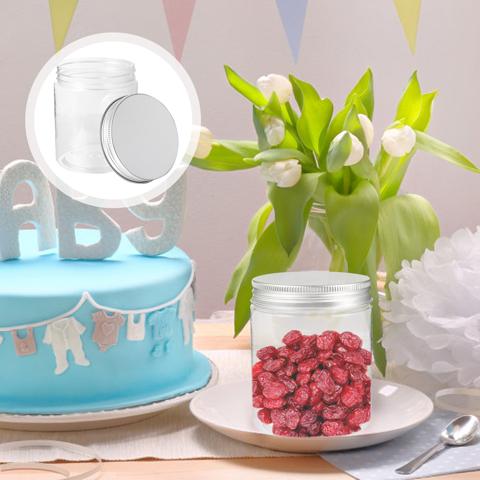 12Pcs Plastic Storage Jars Sea - Food Storage Jars & Containers ulasan dan harga