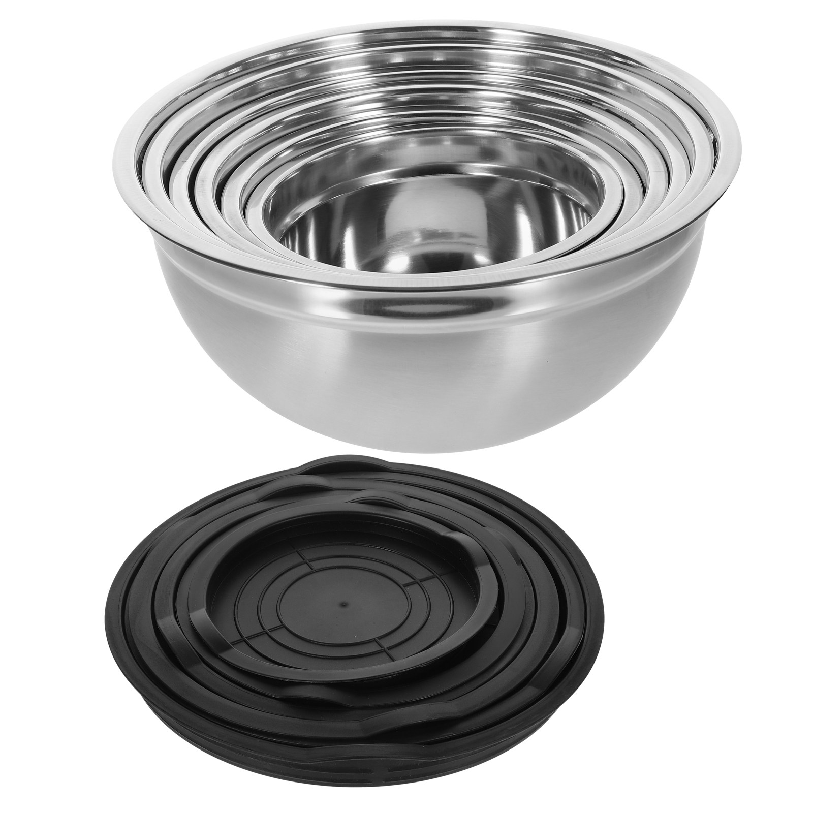 1Set Stackable Nesting Stainle - Food Storage Stainless Steel ulasan dan harga