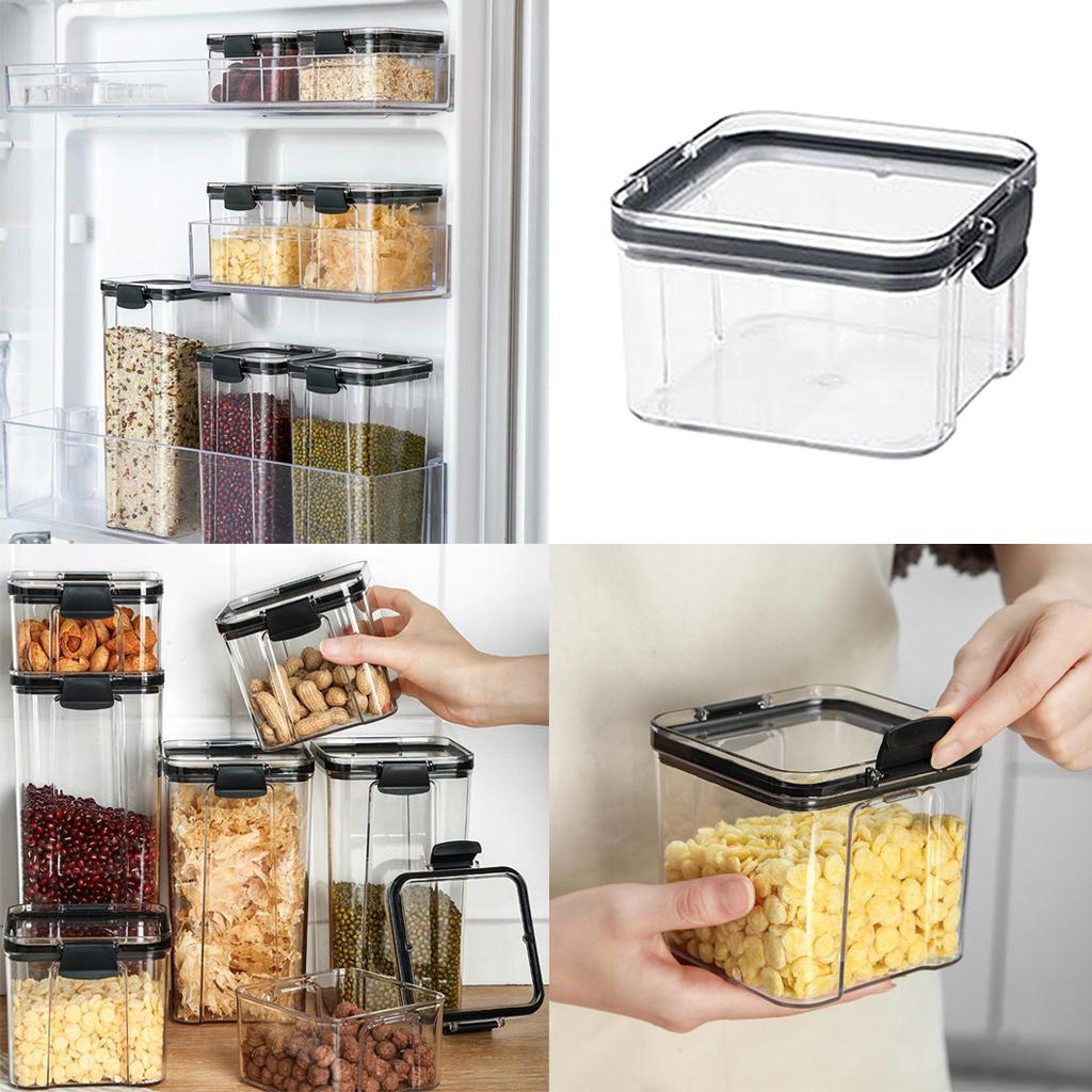 Clear Refrigerator Storage Con - Stackable Pantry Bin ulasan dan harga