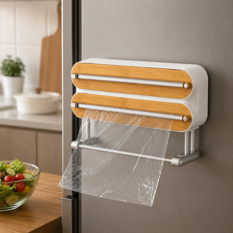 Magnetic Food Wrap Cutter Disp - Food Storage Dispenser ulasan dan harga