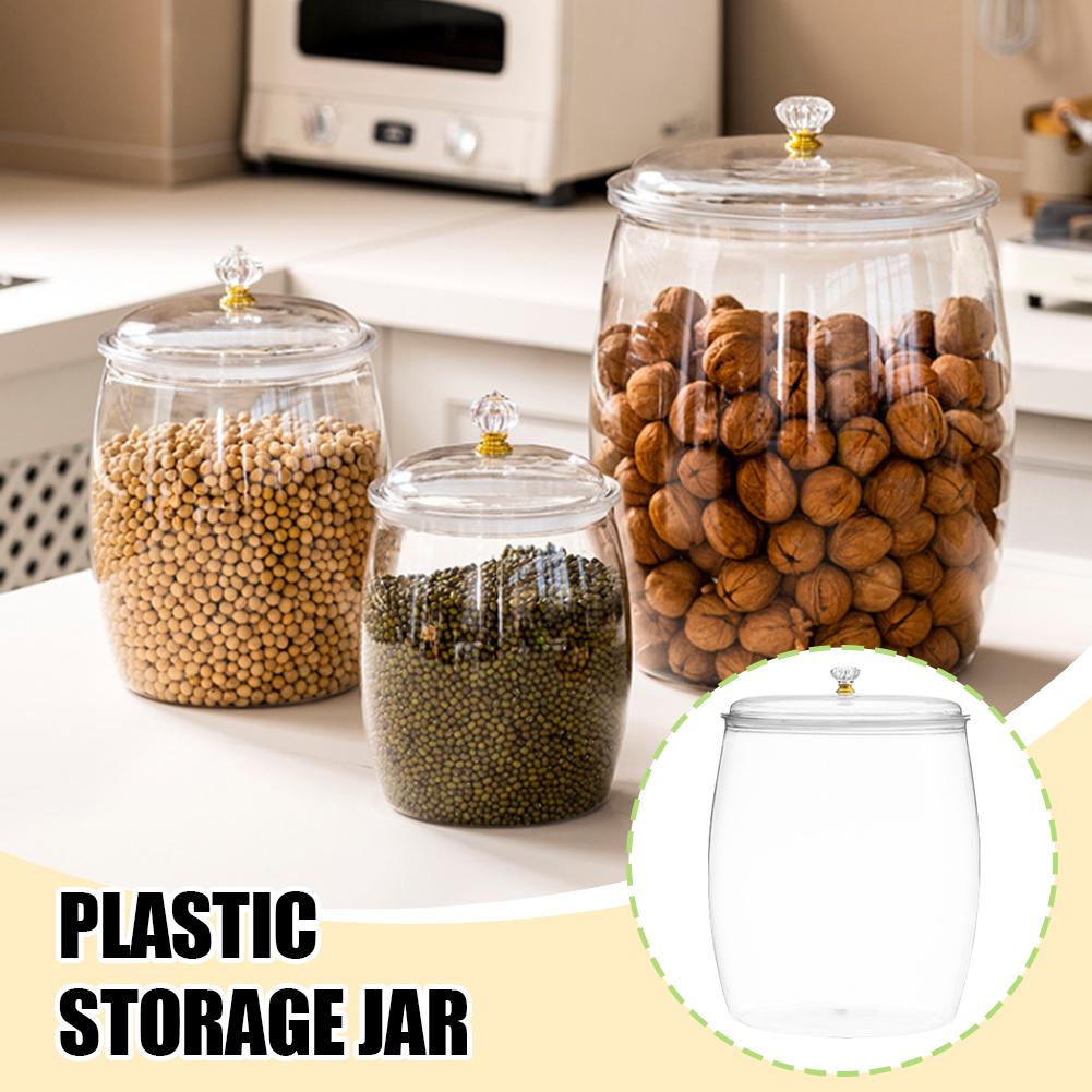 Large Transparent Plastic Seal - Food Storage Jars & Containers ulasan dan harga