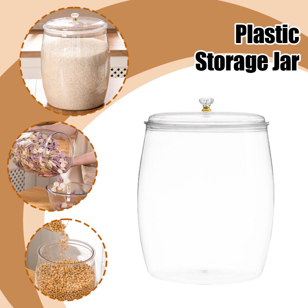 Large Transparent Plastic Seal - Food Storage Jars & Containers ulasan dan harga