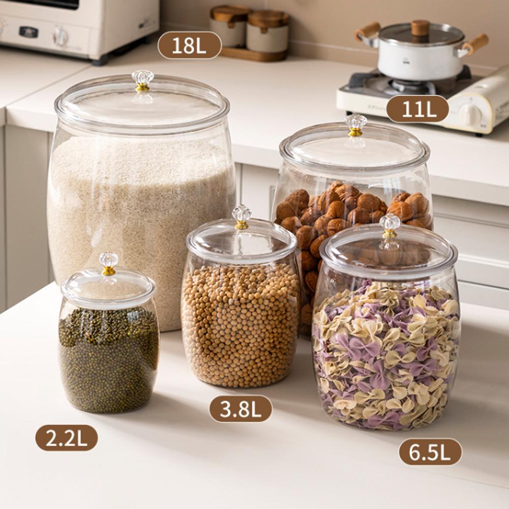 Large Transparent Plastic Seal - Food Storage Jars & Containers ulasan dan harga