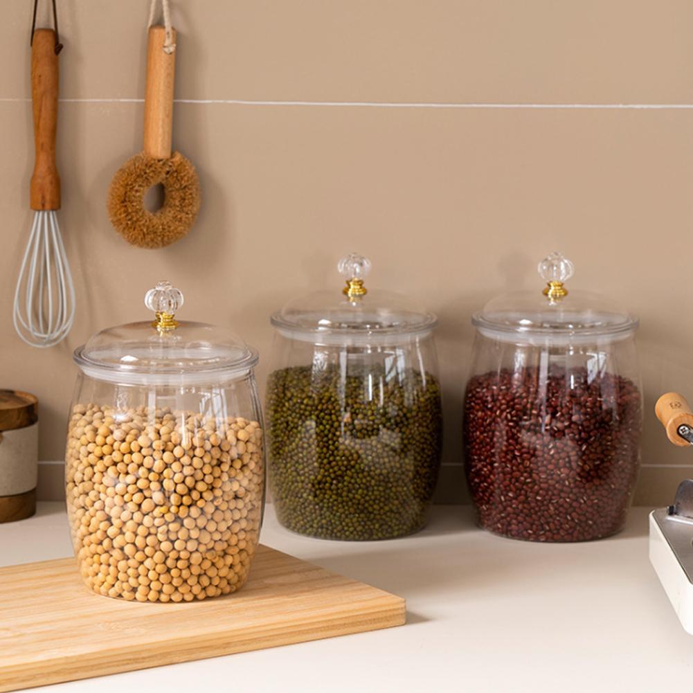 Large Transparent Plastic Seal - Food Storage Jars & Containers ulasan dan harga