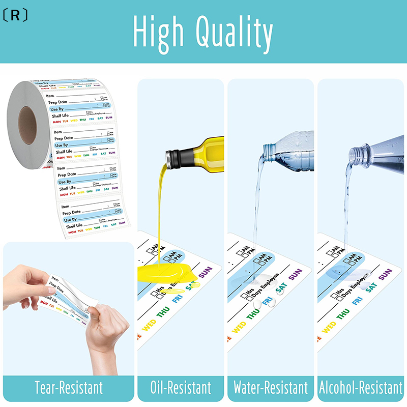 〔R〕300Pcs Roll Kitchen Date Fo - Food Storage Expiration Dates ulasan dan harga