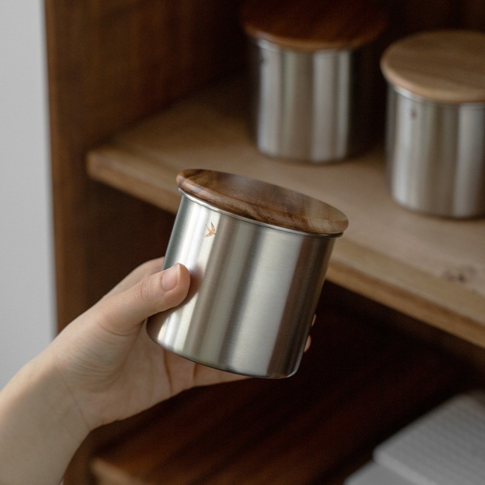 New Stainless Steel Matcha Jar - Food Storage News ulasan dan harga
