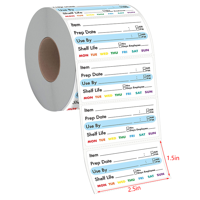 300Pcs/Roll Date Label Self-Ad - Food Storage Expiration Dates ulasan dan harga
