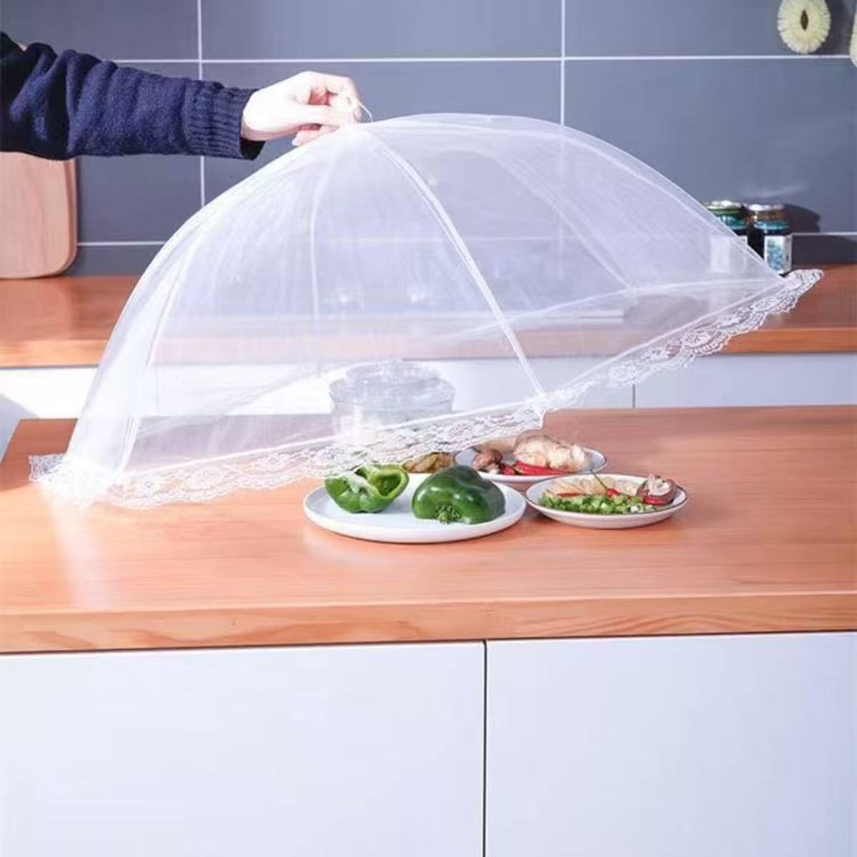 Food Cover Mesh Folding Washab - Food Storage Net ulasan dan harga