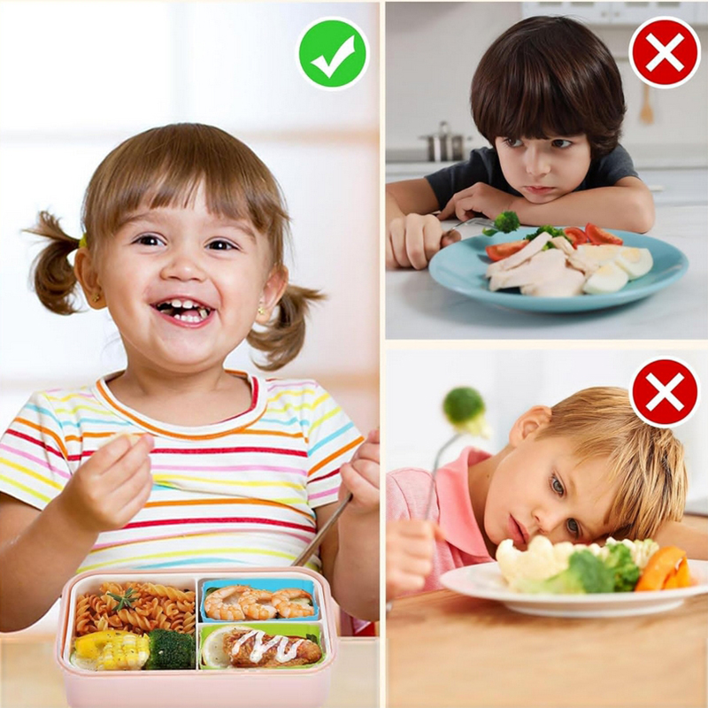 8PCS Silicone Lunch Box Divide - Food Storage Heat ulasan dan harga