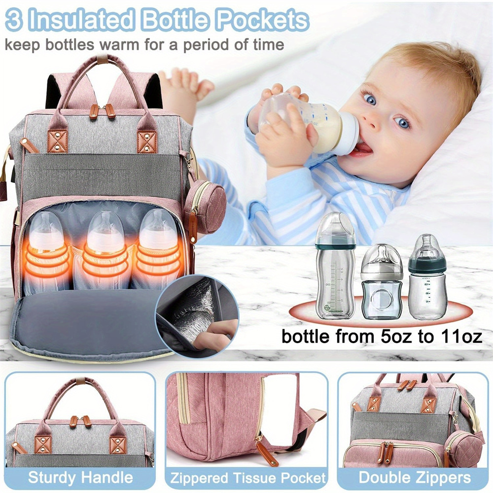Diaper Bag Backpack Baby Bag,  - Food Storage Moms ulasan dan harga