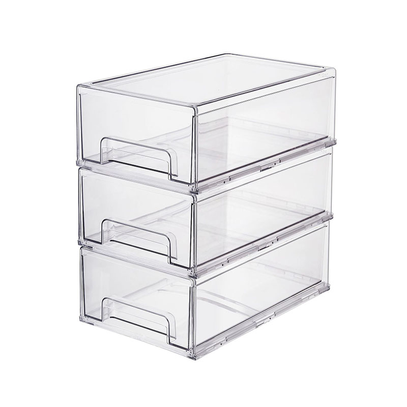 High Capacity Makeup Organizer - Stackable Pantry Bin ulasan dan harga