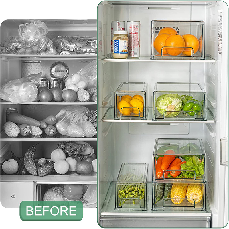 High Capacity Makeup Organizer - Stackable Pantry Bin ulasan dan harga