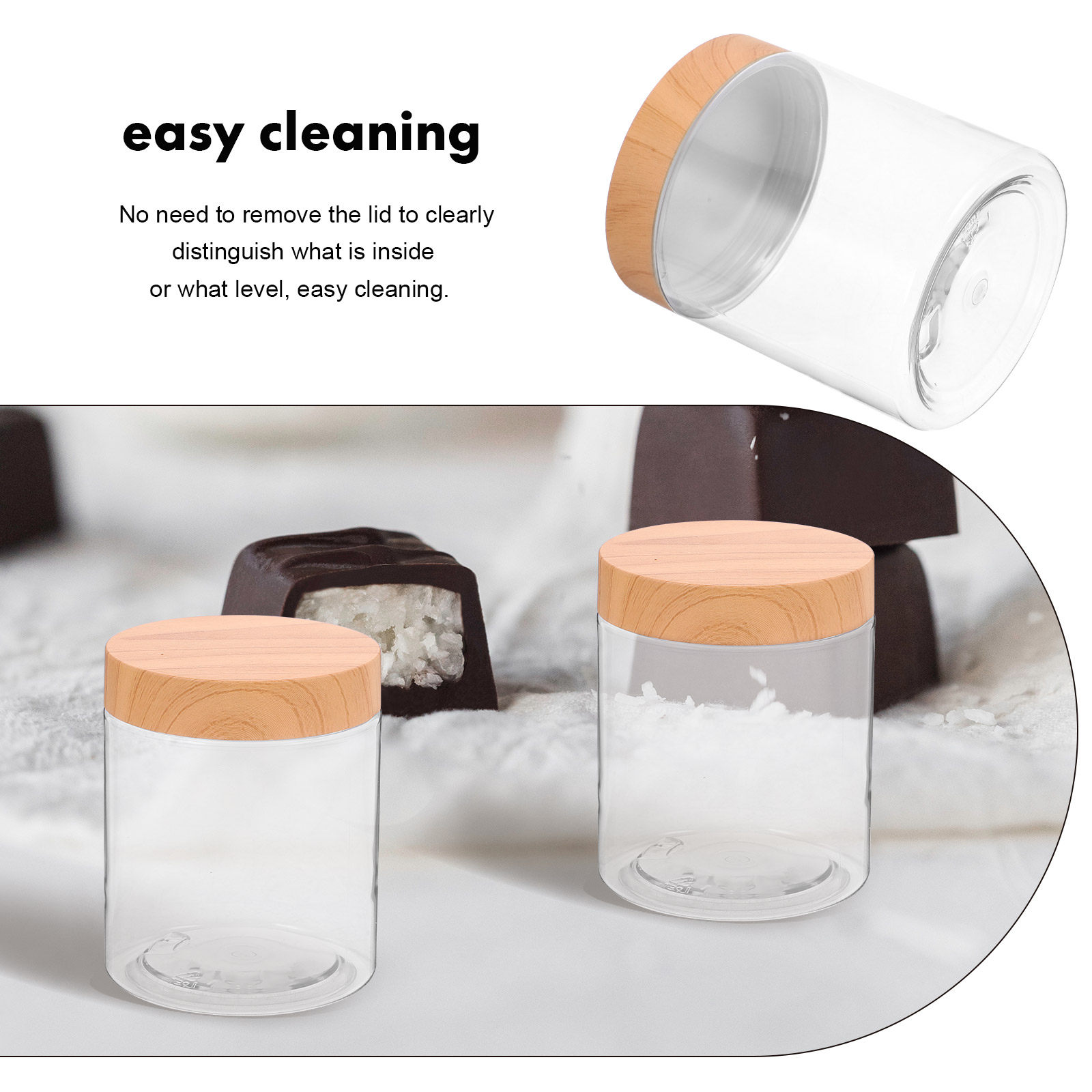 6Pcs Kitchen Storage Container - Food Storage Jars & Containers ulasan dan harga