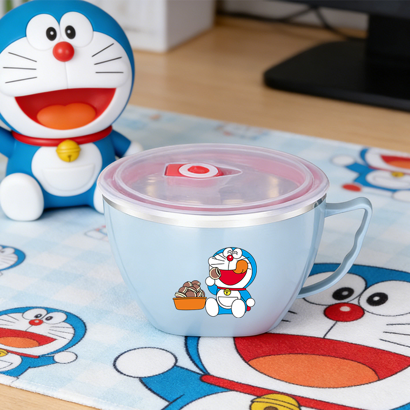 Doraemon Large Capacity Stainl - Food Storage In Room ulasan dan harga