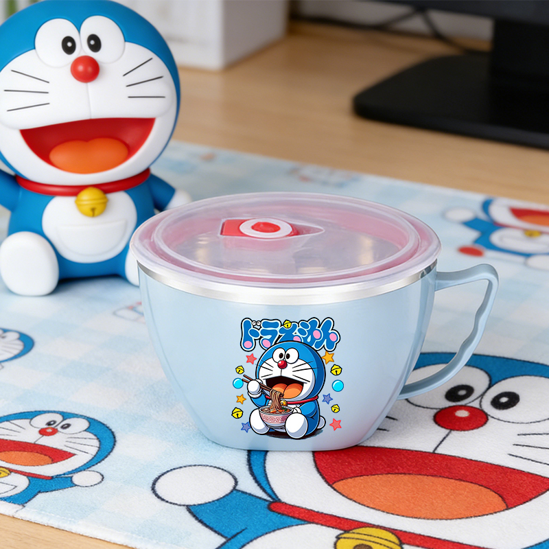 Doraemon Large Capacity Stainl - Food Storage In Room ulasan dan harga