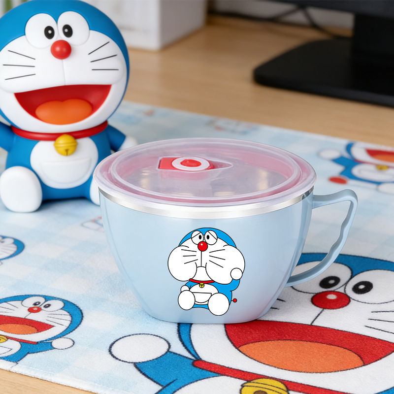 Doraemon Large Capacity Stainl - Food Storage In Room ulasan dan harga