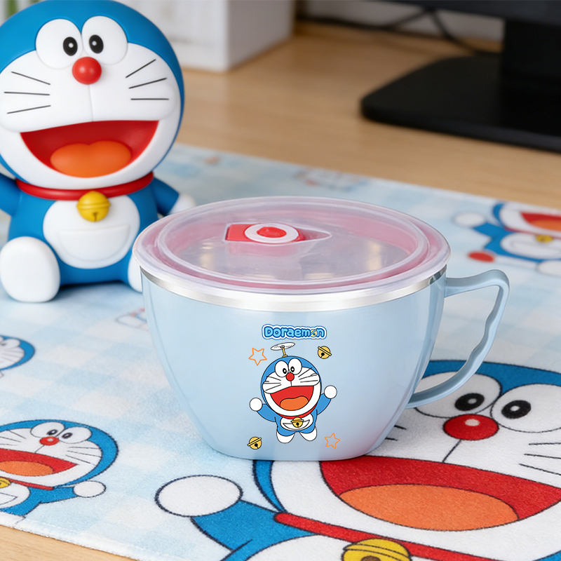 Doraemon Large Capacity Stainl - Food Storage In Room ulasan dan harga