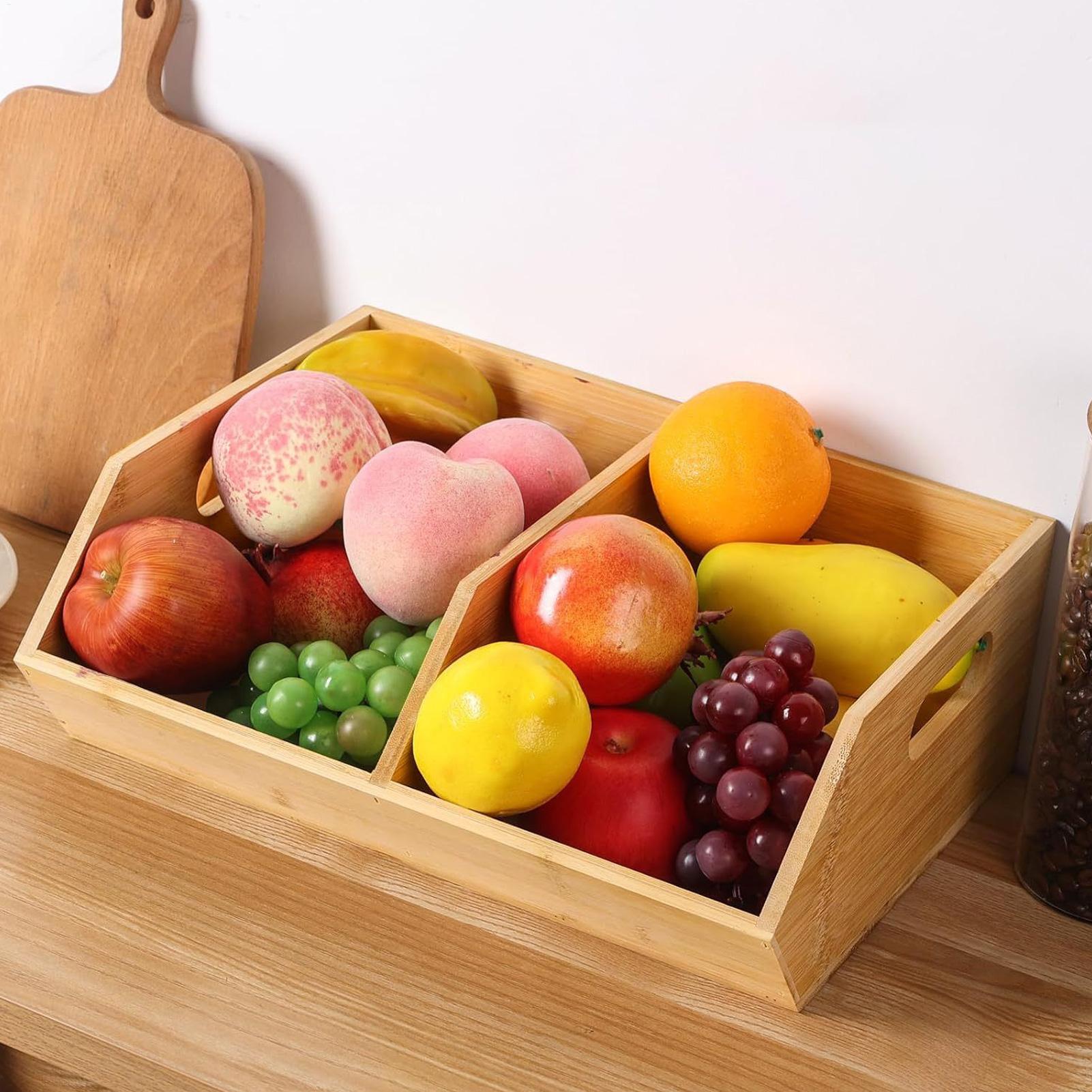 Pantry Organizer Wooden Organi - Stackable Pantry Bin ulasan dan harga