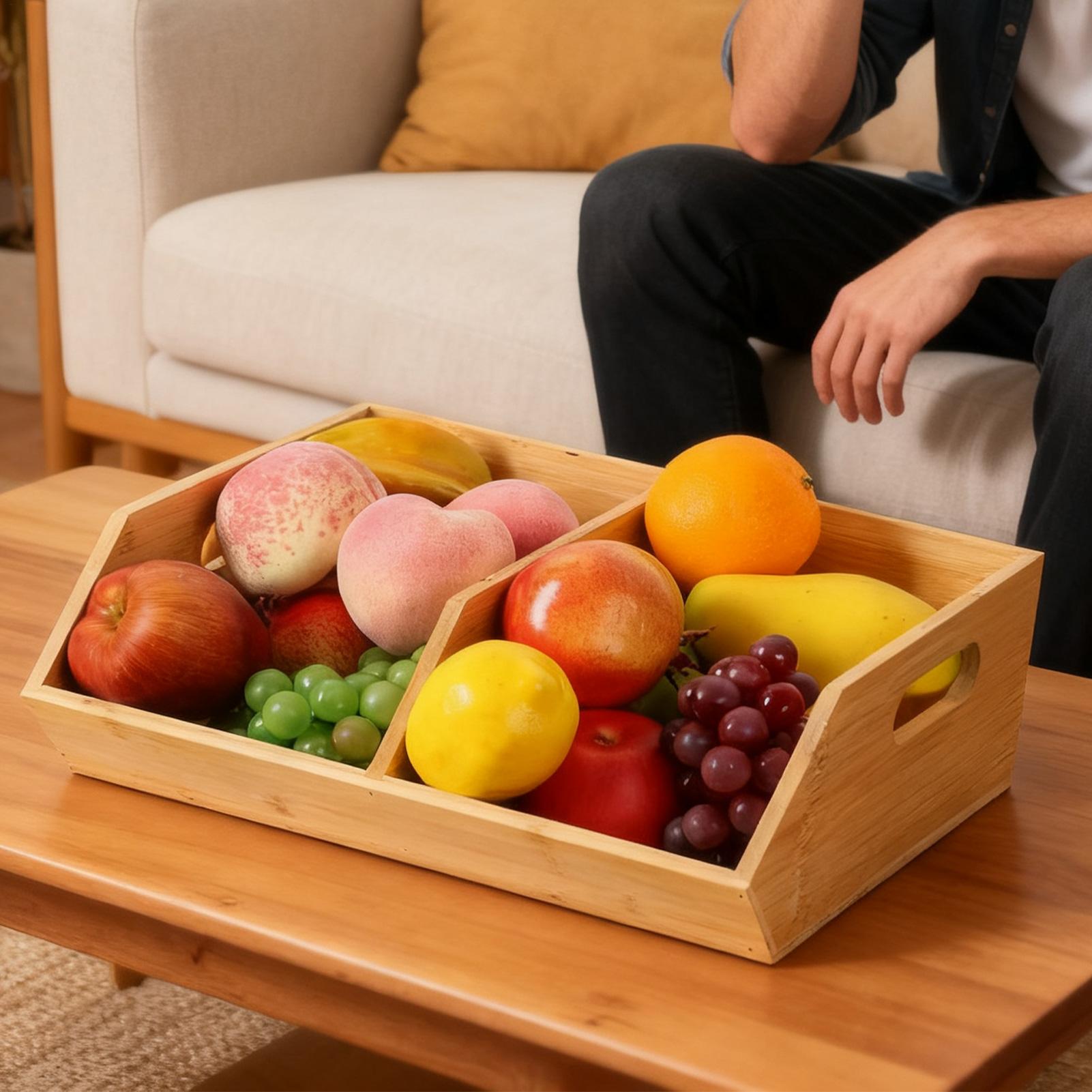 Pantry Organizer Wooden Organi - Stackable Pantry Bin ulasan dan harga