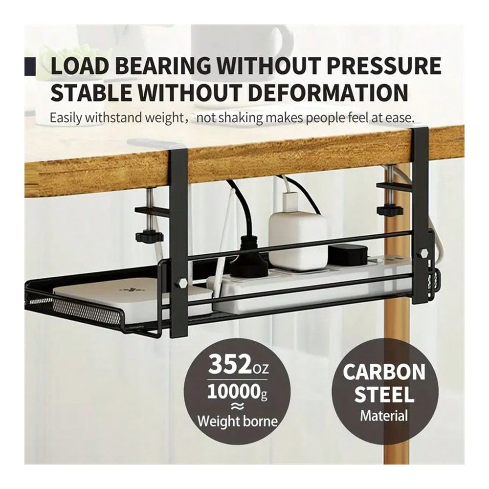 Under Desk Storage Shelf/Baske - Food Storage Stainless Steel ulasan dan harga