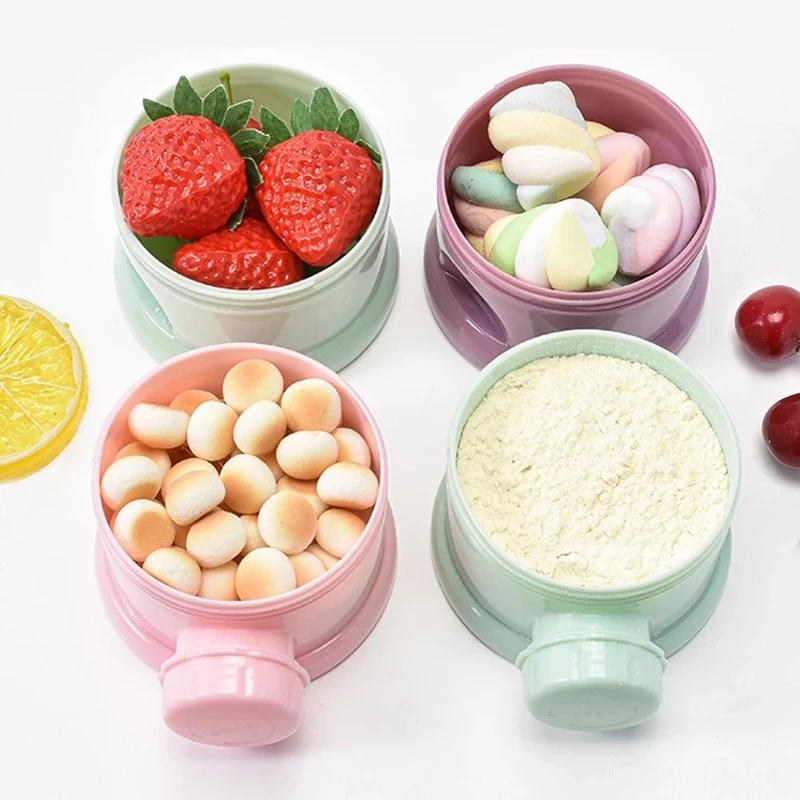 3/4Layer Baby Portable Baby Fo - Food Storage Dispenser ulasan dan harga