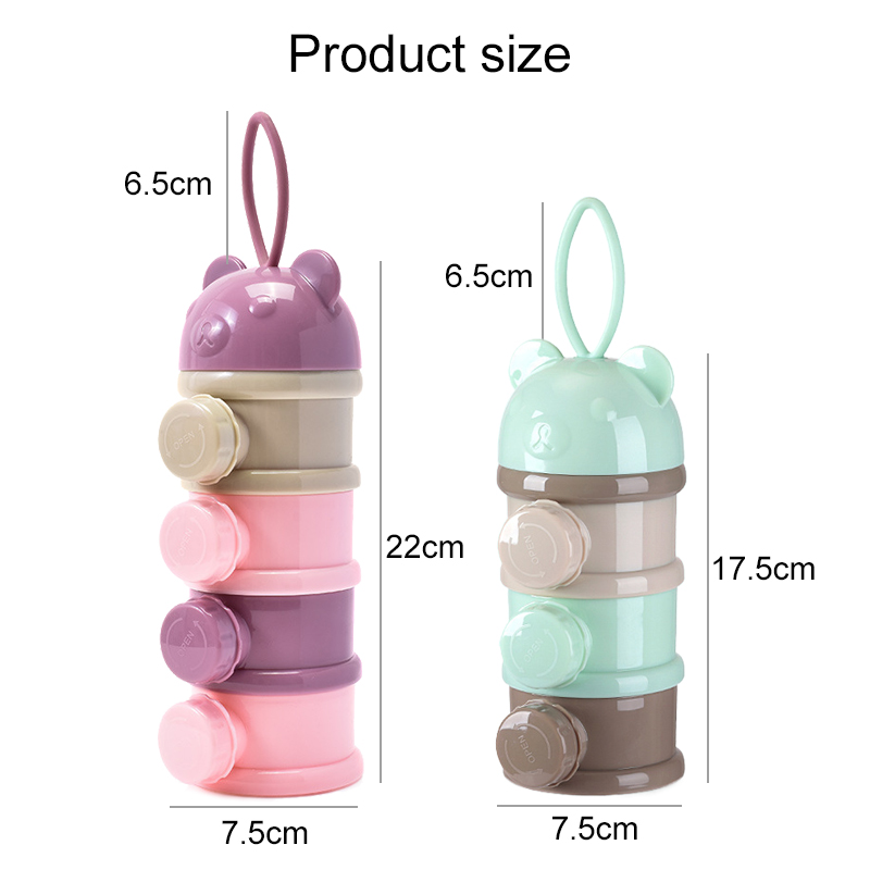 3/4Layer Baby Portable Baby Fo - Food Storage Dispenser ulasan dan harga