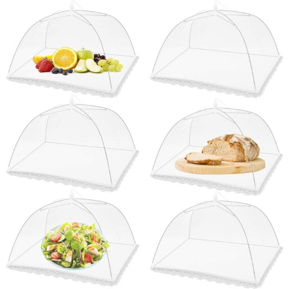 New Foldable Food Covers Breat - Food Storage Net ulasan dan harga
