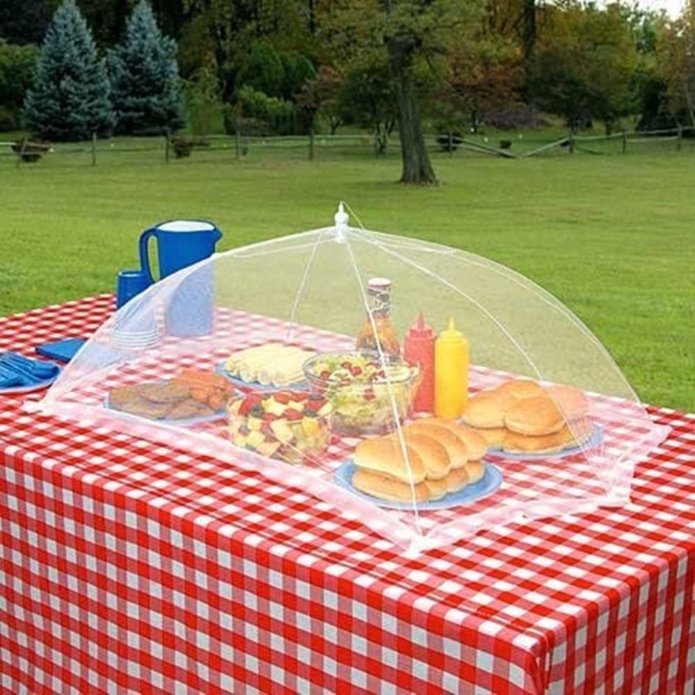 New Foldable Food Covers Breat - Food Storage Net ulasan dan harga