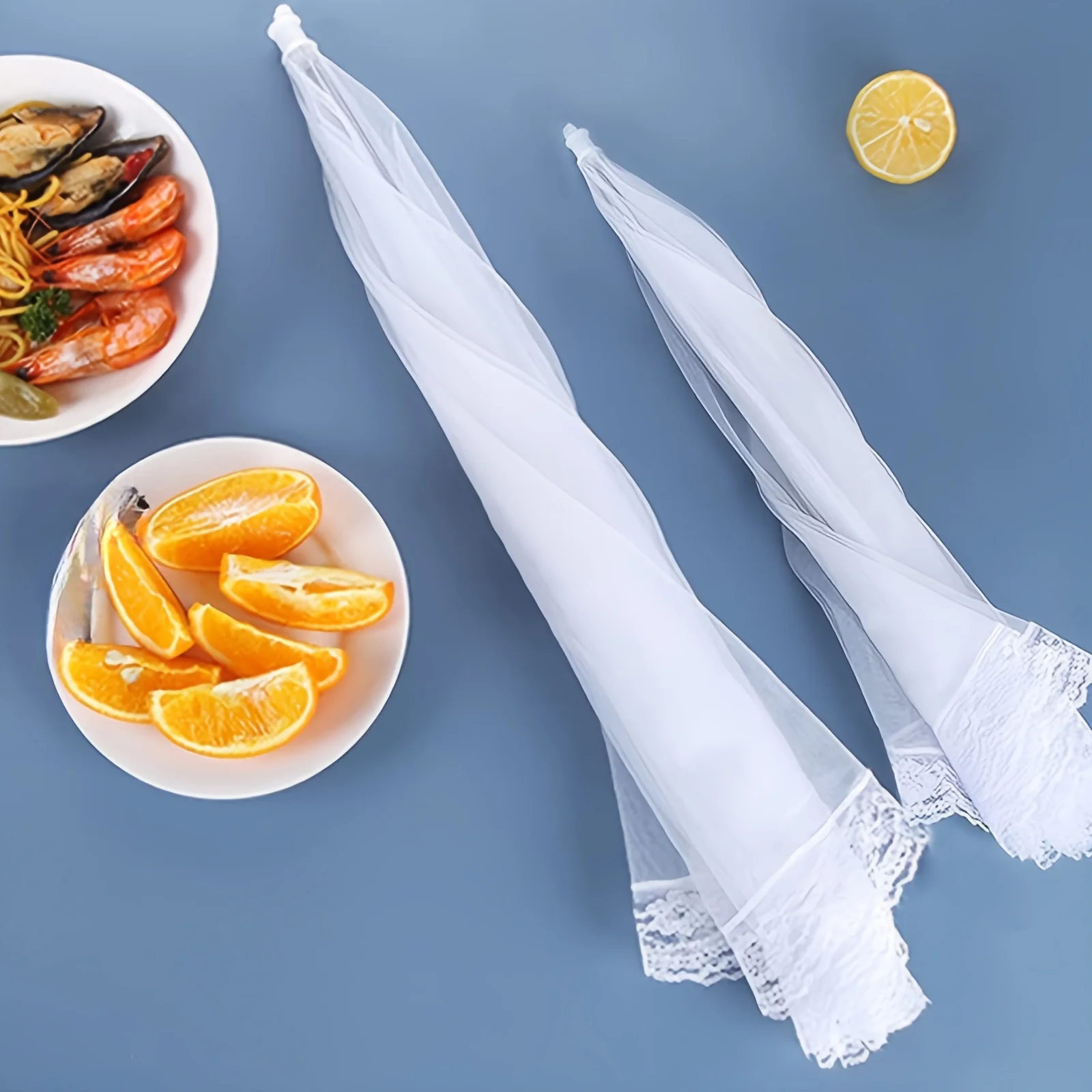 Large pop-up white mesh food c - Food Storage Net ulasan dan harga