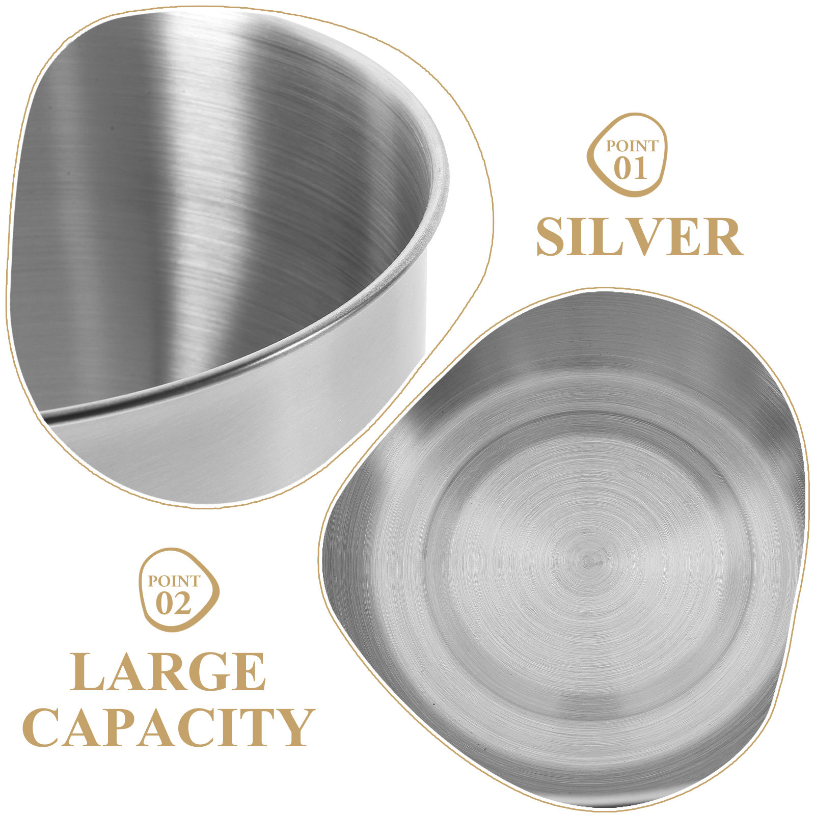 Deep Stainless Steel Mixing Bo - Food Storage Stainless Steel ulasan dan harga