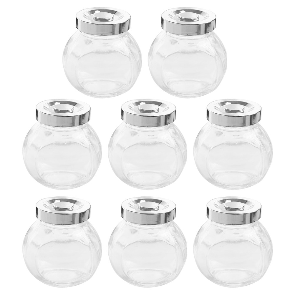 Glass Storage Jars 8 Pack Airt - Food Storage Jars & Containers ulasan dan harga