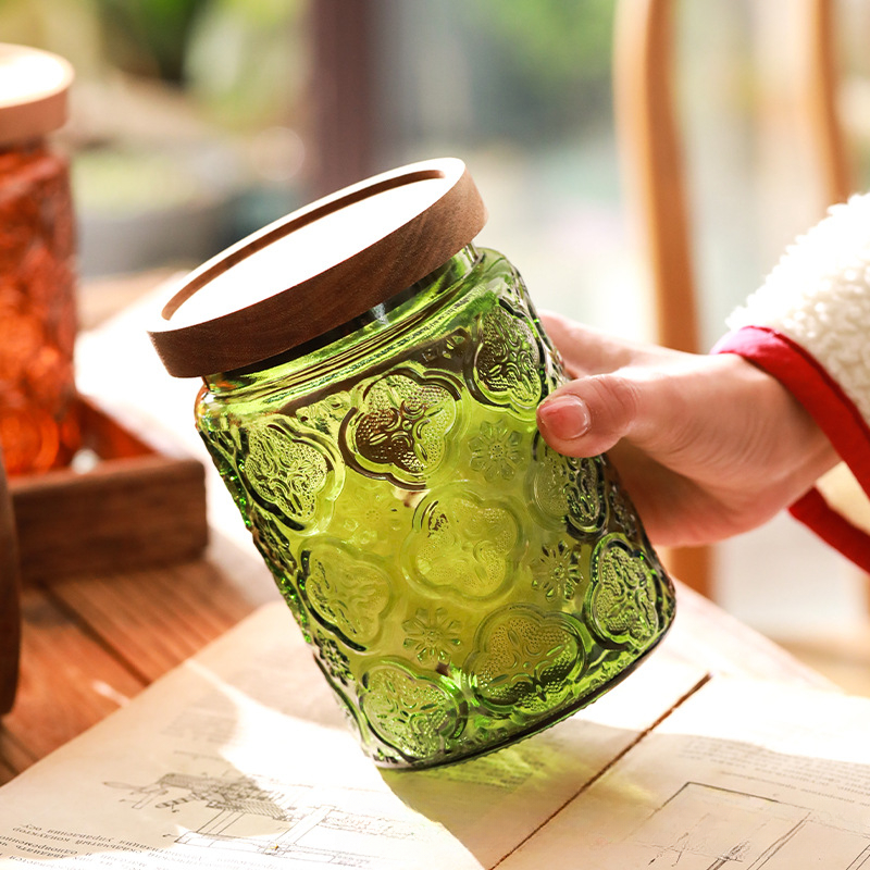 Vintage Glass Kitchen Storage  - Food Storage Glass Containers ulasan dan harga