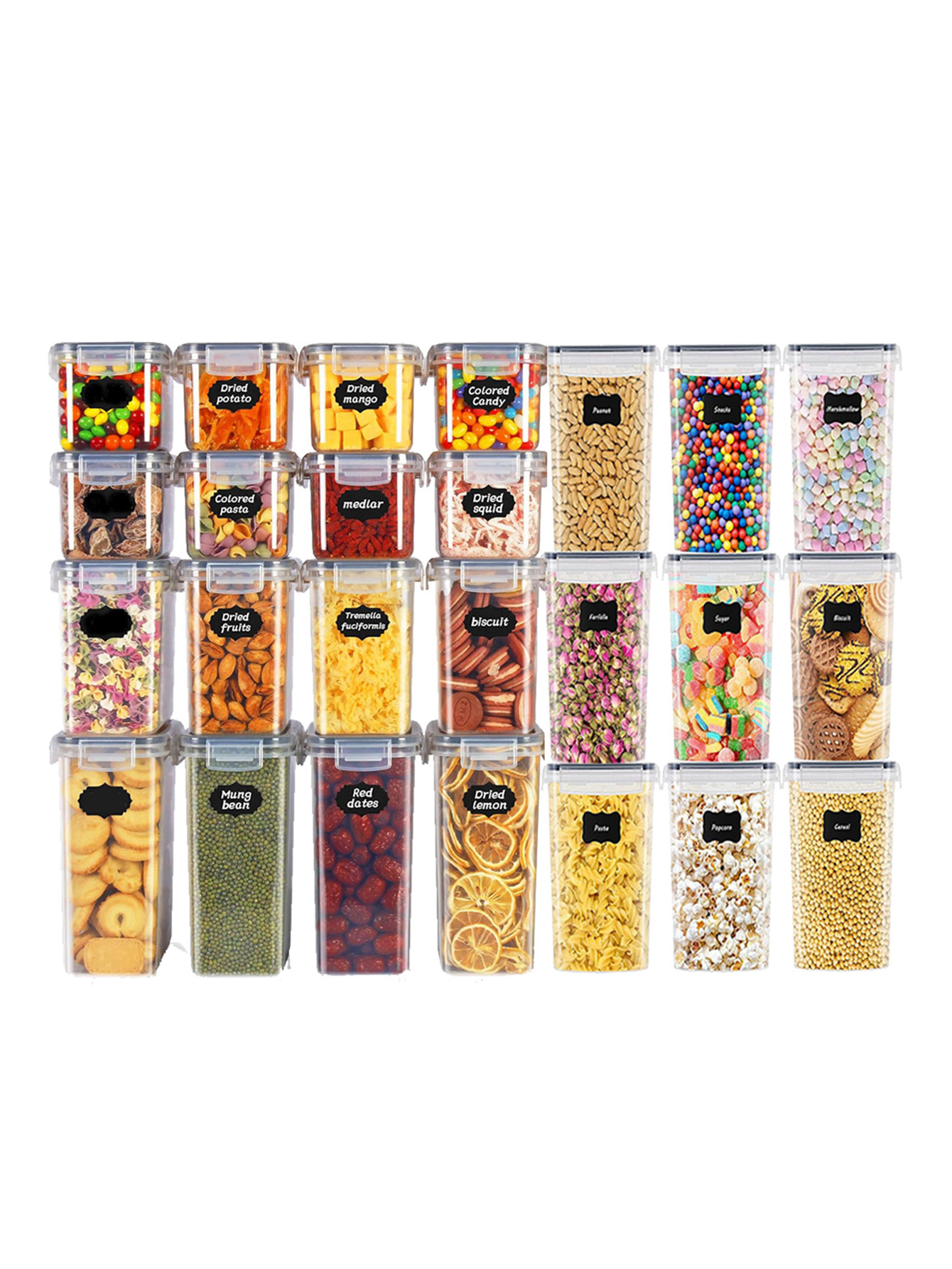 48pcs, Sealed Food Storage Con - Food Storage Warehouse ulasan dan harga